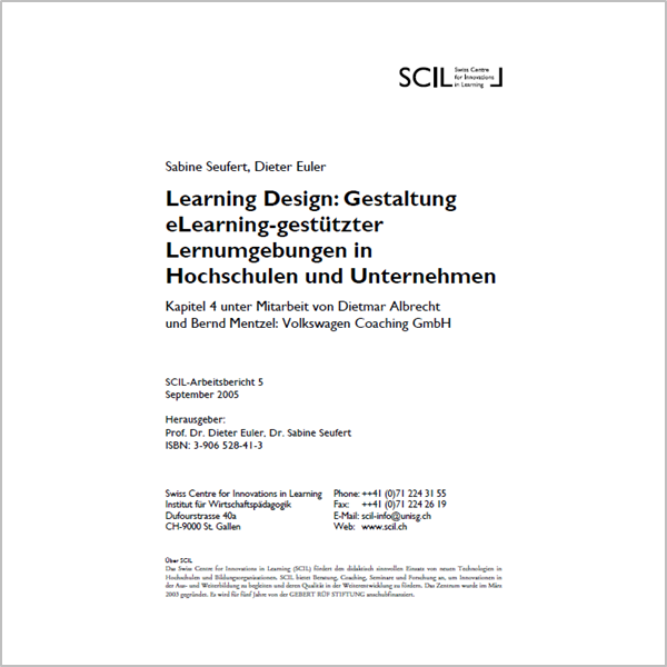 scil Arbeitsbericht Learning Design