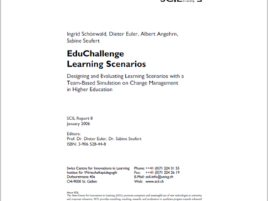 scil Arbeitsbericht EduChallenge Learning Scenarios