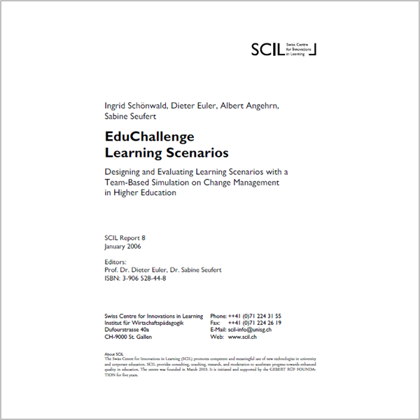 scil Arbeitsbericht EduChallenge Learning Scenarios